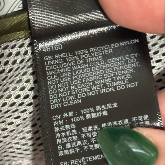 Marmot Women's 1X PreCip Eco Rain Jacket Olive Green Vented Pit Zip Outdoor - Picture 16 of 16